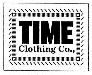 TIME CLOTHING CO., logo