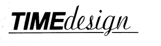 TIME DESIGN logo