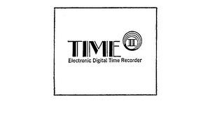 TIME II ELECTRONIC DIGITAL TIME RECORDER logo
