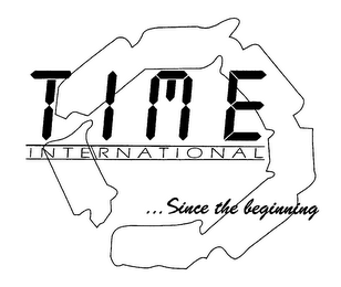 TIME INTERNATIONAL ... SINCE THE BEGINNING logo