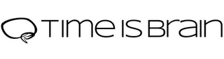 TIME IS BRAIN logo