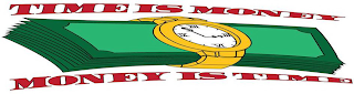 TIME IS MONEY MONEY IS TIME logo