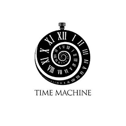 TIME MACHINE I II III IV V VI VII VIII IX X XI XII logo