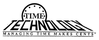 TIME TECHNOLOGY MANAGING TIME MAKES CENTS logo