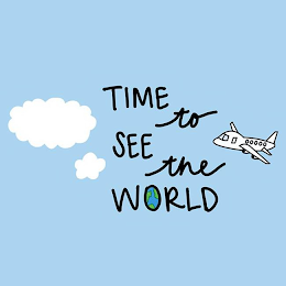 TIME TO SEE THE WORLD logo