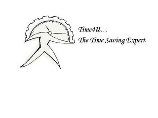 TIME4U... THE TIME SAVING EXPERT logo