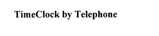 TIMECLOCK BY TELEPHONE logo