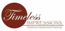 TIMELESS IMPRESSIONS PREMIUM HARDWOOD FLOORING logo