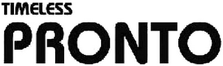 TIMELESS PRONTO logo