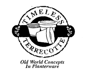 TIMELESS TERRECOTTE ONE WORLD CONCEPTS IN PLANTERWARE logo