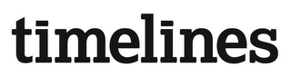 TIMELINES logo