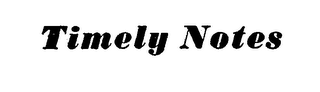 TIMELY NOTES logo