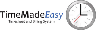 TIMEMADEEASY TIMESHEET AND BILLING SYSTEM logo