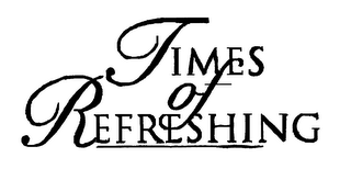 TIMES OF REFRESHING logo