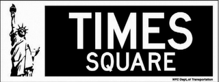 TIMES SQUARE NYC DEPT. OF TRANSPORTATION logo