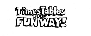 TIMES TABLES THE FUN WAY! logo
