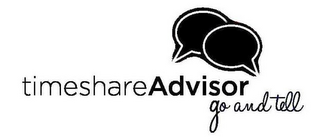TIMESHAREADVISOR GO AND TELL logo