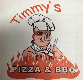 TIMMY'S PIZZA & BBQ logo