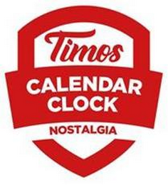 TIMOS CALENDAR CLOCK NOSTALGIA logo