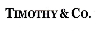 TIMOTHY & CO. logo