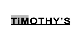 TIMOTHY'S logo