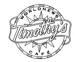 TIMOTHY'S WORLDNEWS CAFE logo