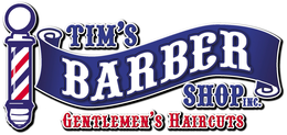 TIM'S BARBER SHOP INC. GENTLEMEN'S HAIRCUTS logo