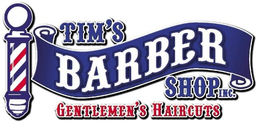 TIM'S BARBER SHOP INC. GENTLEMEN'S HAIRCUTS logo