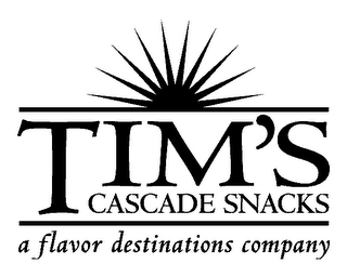 TIM'S CASCADE SNACKS A FLAVOR DESTINATIONS COMPANY logo
