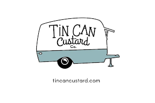 TIN CAN CUSTARD CO. TINCANCUSTARD.COM logo