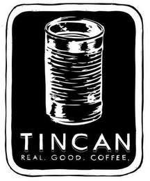 TINCAN REAL. GOOD. COFFEE. logo