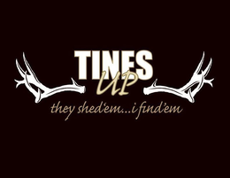 TINES UP THEY SHEDEM...I FIND EM logo