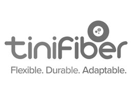 TINIFIBER FLEXIBLE. DURABLE. ADAPTABLE. logo
