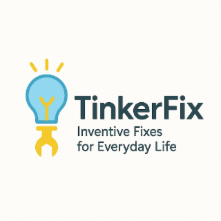 TINKERFIX INVENTIVE FIXES FOR EVERYDAY LIFE logo