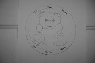 TINKLE TIME TEDDY TIME TO GO POTTY logo