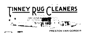 TINNEY RUG CLEANERS logo