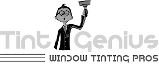 TINT GENIUS WINDOW TINTING PROS TG logo