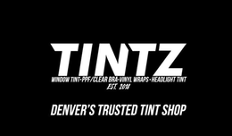 TINTZ WINDOW TINT-PPF/CLEAR BRA-VINYL WRAPS-HEADLIGHT TINT EST. 2018 DENVER'S TRUSTED TINT SHOP logo