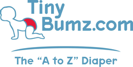 TINY BUMZ.COM THE "A TO Z" DIAPER logo