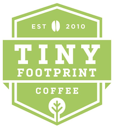 TINY FOOTPRINT COFFEE EST 2010 logo