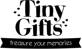 TINY GIFTS TREASURE YOUR MEMORIES logo