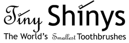 TINY SHINYS THE WORLD'S SMALLEST TOOTHBRUSHES logo