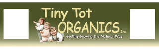 TINY TOT ORGANICS HEALTHY GROWING THE NATURAL WAY logo