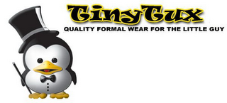 TINY TUX QUALITY FORMAL WEAR FOR THE LITTLE GUY logo