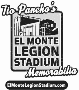 TIO PANCHO'S LEGION STADIUM; EL MONTE LEGION STADIUM MEMORABILIA ELMONTELEGIONSTADIUM.COM logo