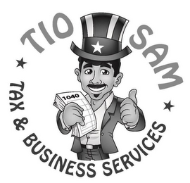 TIO SAM, TAX & BUSINESS SERVICES, 1040 logo