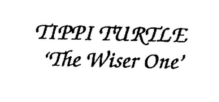 TIPPI TURTLE 'THE WISER ONE' logo