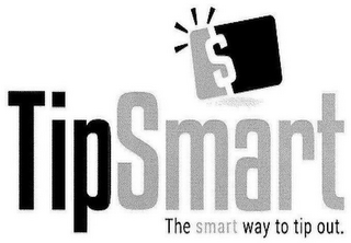 TIPSMART THE SMART WAY TO TIP OUT. logo