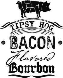TIPSY HOG BACON FLAVORED BOURBON logo