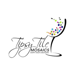 TIPSY TILE MOSAICS HAPPY HOUR CREATIONS logo
